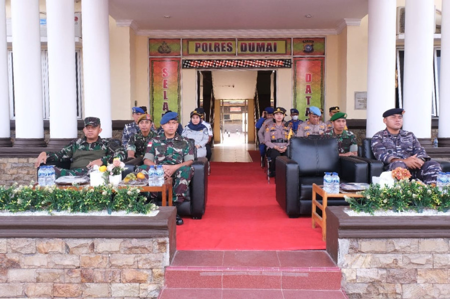 Kodim 0320/Dumai Siap Terus Bersinergi Dengan APH Guna Ciptakan Kondusifitas Keamanan Daerah