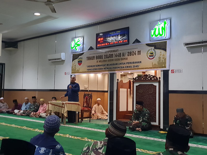 Dandim 0320/Dumai Ajak Jamaah Jadikan Muharram Sebagai Titik Balik