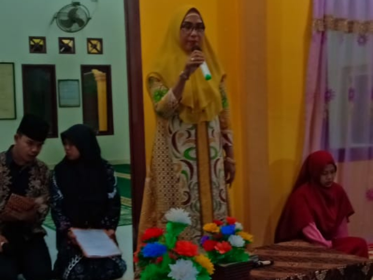 Lurah Aek Paing Hadiri Peringatan Isra Mi'raj Nabi Besar Muhammad SAW 1441 H di Wonosari