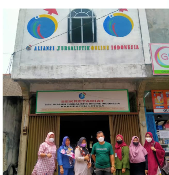 Berkunjung Ke Sekretariat DPC AJOI, Ini Yang Dibahas Para Stap Kesbangpol Lingga