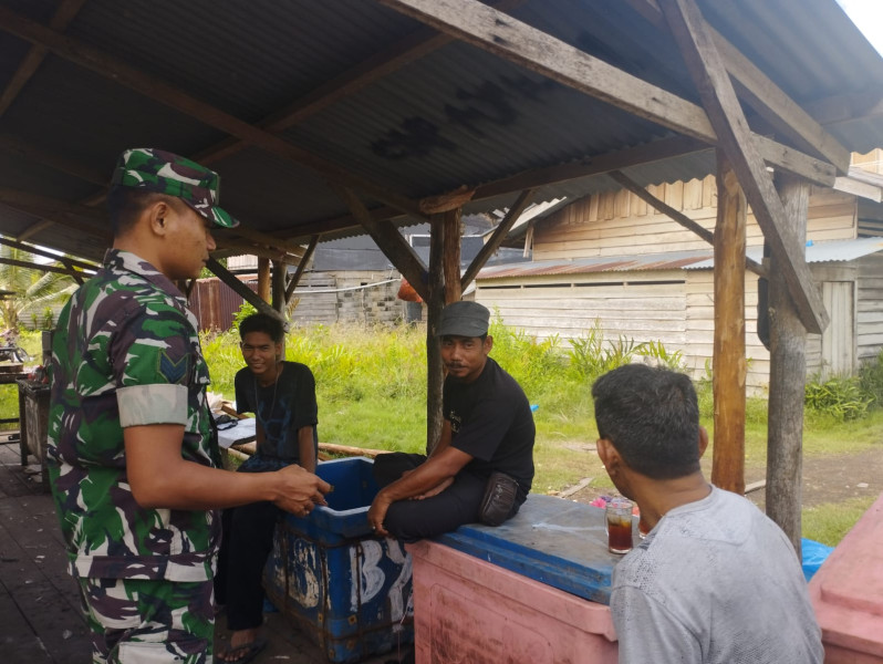Serka Eri Efrianto Melaksanakan Giat Komsos