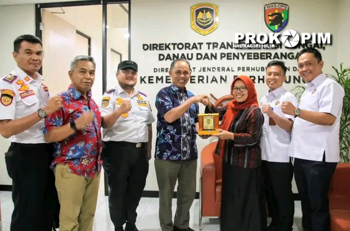 Gerak Cepat, Pj Bupati Inhil Herman Sambangi Kementrian Perhubungan RI