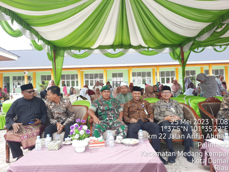 Ini Pesan Pelda Hendrianto Kepada Pelajar Sekolah MTSN 2 Dumai Yang Lulus
