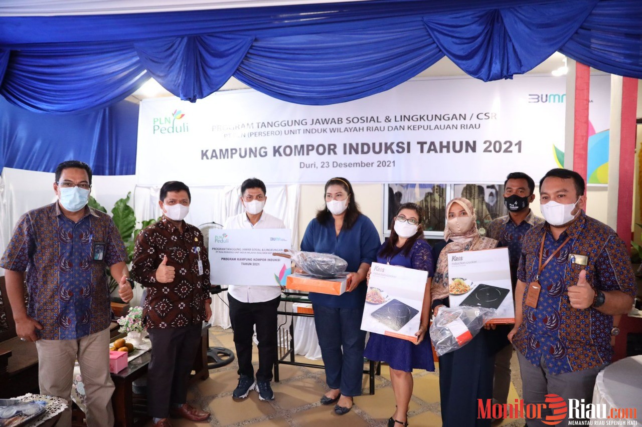 PLN Luncurkan Kampung Kompor Induksi di Duri Kabupaten Bengkalis