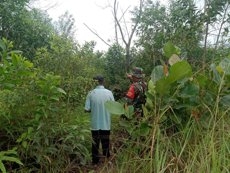 Serka Suandi Berikan Pemahaman Bahaya Karhutla Kepada Masyarakat