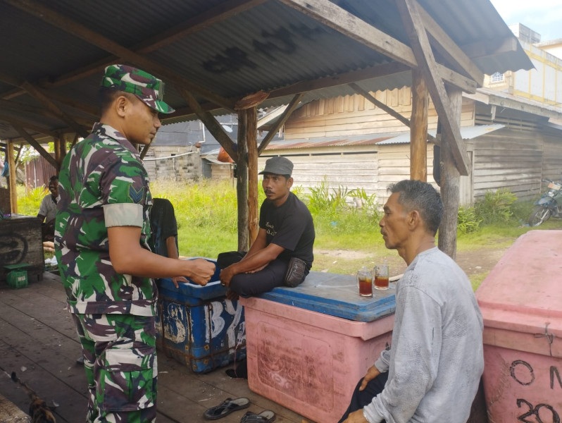 Serka Eri Efrianto Sambangi Warga Binaannya dan Laksanakan Komsos