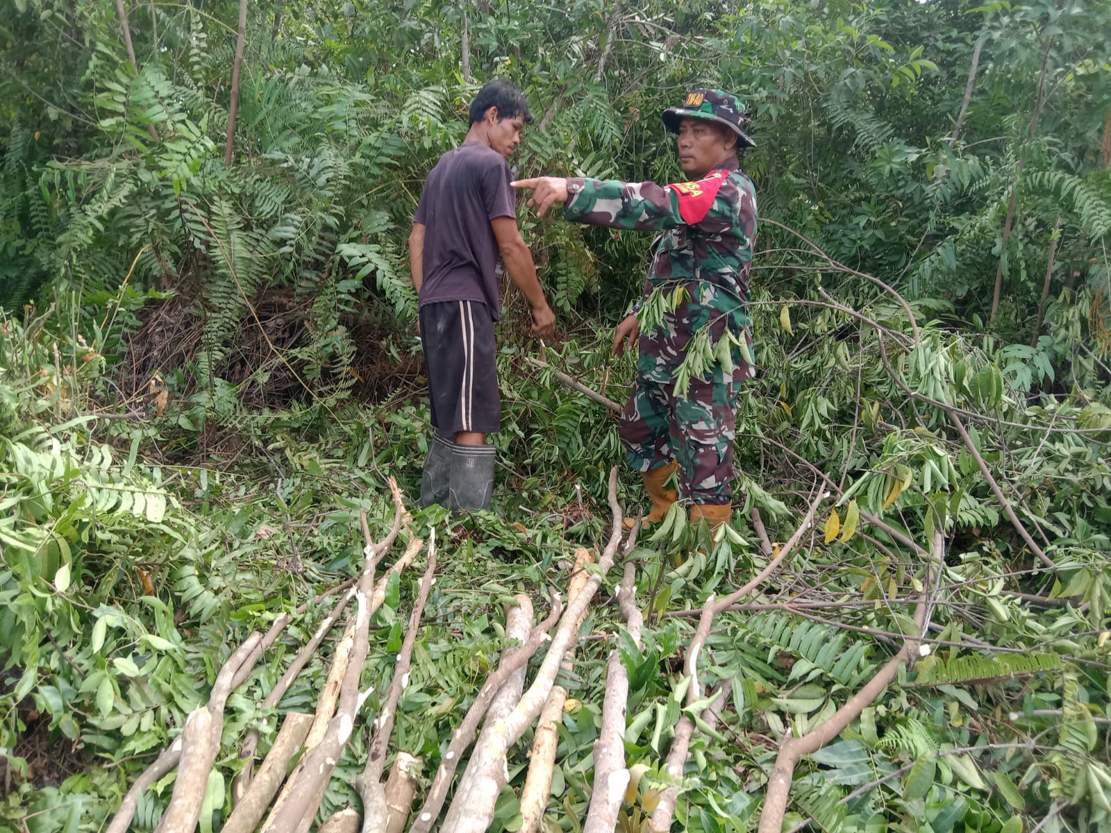 Serka Suandi Laksanakan Sosialisasi Pencegahan Karhutla di Wilayah Rawan