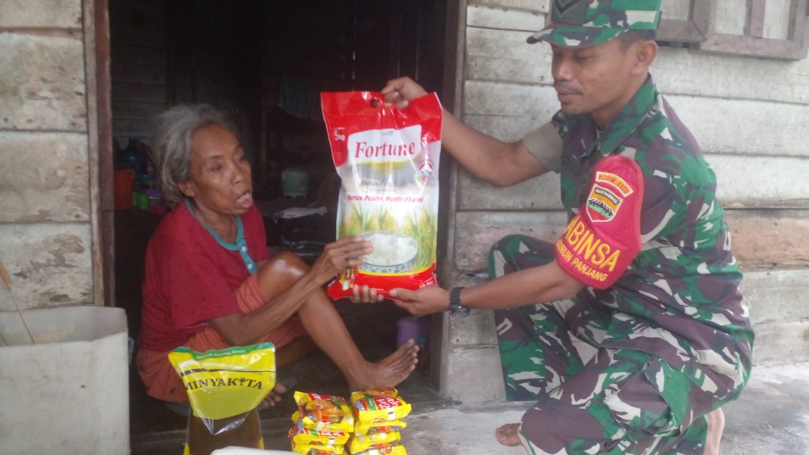 Lijah Boru Sinurat, Menjadi Penerima Manfaat Dari Giat Babinsa Masuk Dapur