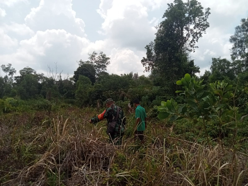 Serka Syahrizal Purba Laksanakan Patroli Cegah Karhutla