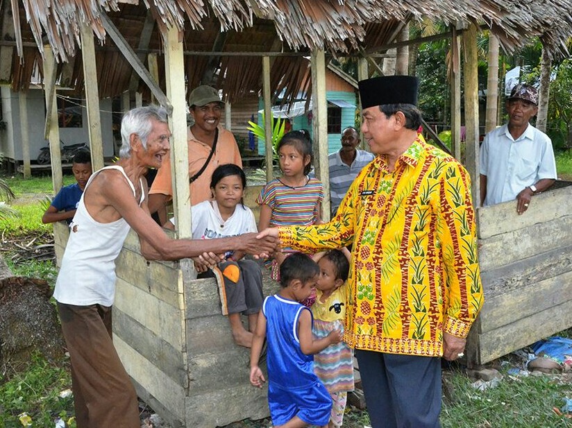 Kunjungi Desa Simpang Kateman, Bupati Wardan Puji Jamuan Yang Terhidang