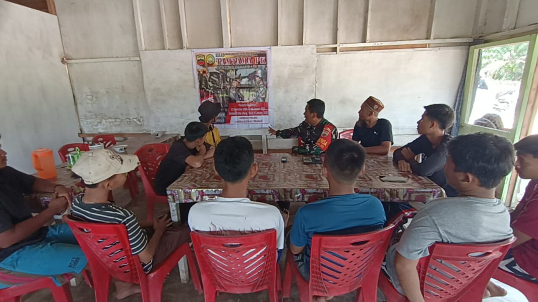 Babinsa Koramil 03/SS Sosialisasikan Rekrutmen Tamtama TNI AD 2025