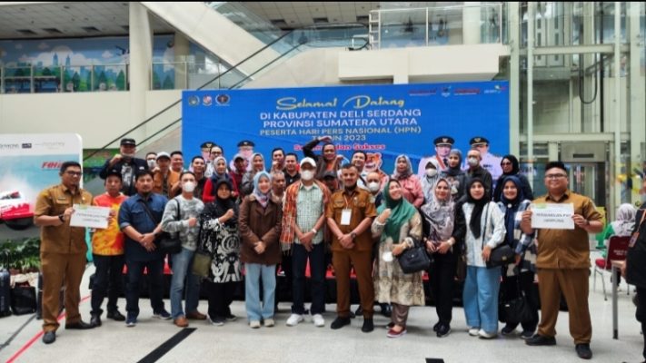 Gubsu H. Edy Sambut Tamu HPN 2023 dari Berbagai Provinsi