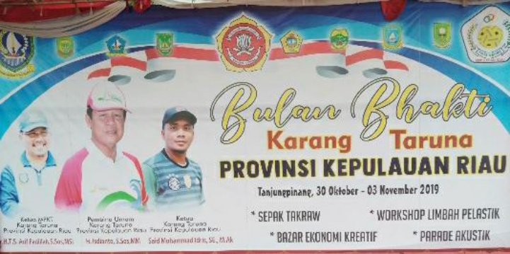 Karang Taruna Kepri Gelar Bulan Bhakti Tahun 2019