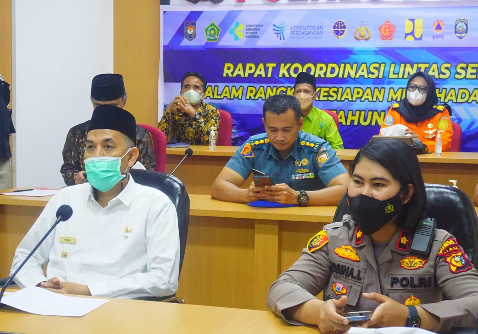 Wako Dumai Hadiri Rakor Operasi Ketupat 2022 Lintas Sektoral