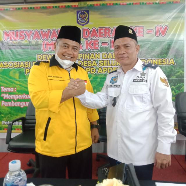 Dirangkai Rakerda, Besok Pengurus DPD Apdesi Riau Dilantik, Ini Kata Ketua Terpilih Abdul Rachman