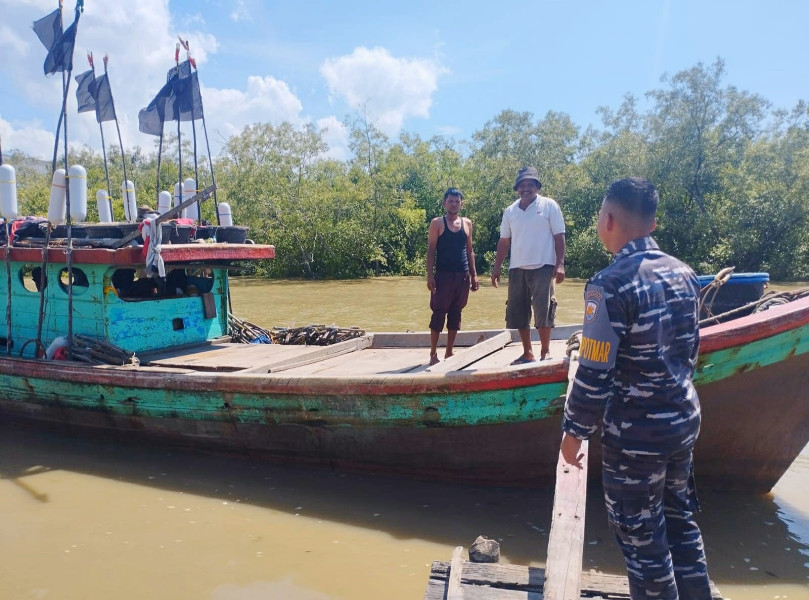 Posal Sinaboi Bersama Nelayan Lakukan Pencarian Nelayan Yang Hilang Kontak Diperairan Sinaboi
