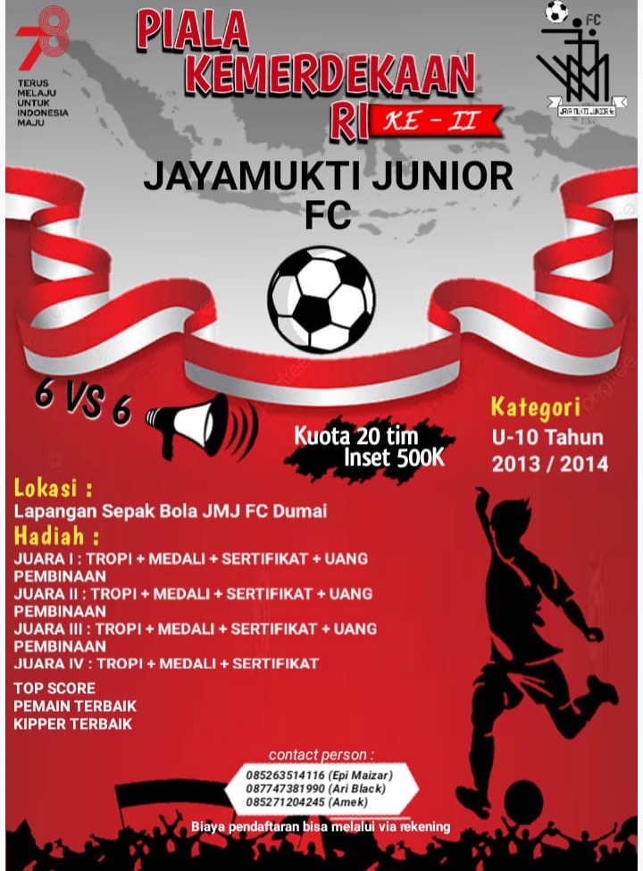 Jayamukti Junior Gelar Turnamen U-10 Piala Kemerdekaan ke-II