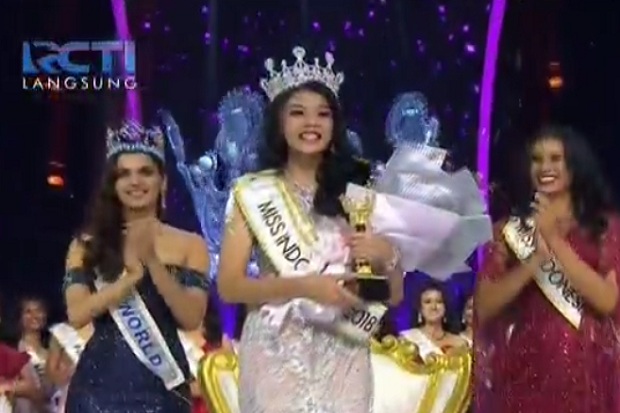 Alya Nurshabrina Jadi Miss Indonesia 2018