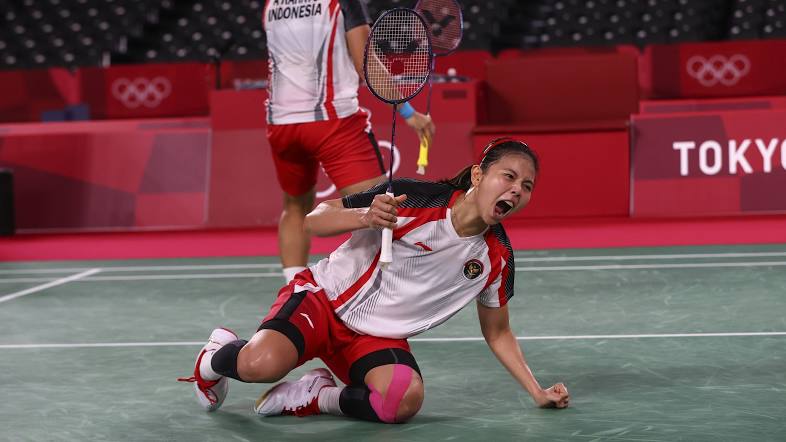 Ukir Sejarah! Greysia Polii/Apriyani Rahayu Raih Emas Olimpiade Tokyo 2020