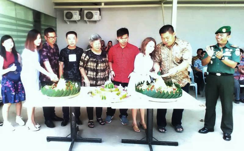 Koramil Lubuk Baja Kota Hadiri Peresmian Showroom Mokas