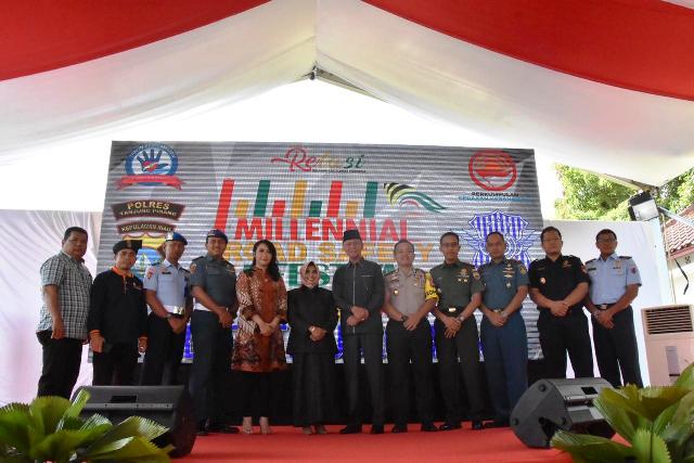 Polres Tanjungpinang Buka Bazar Expo Millennial Road Safety Festival 2019