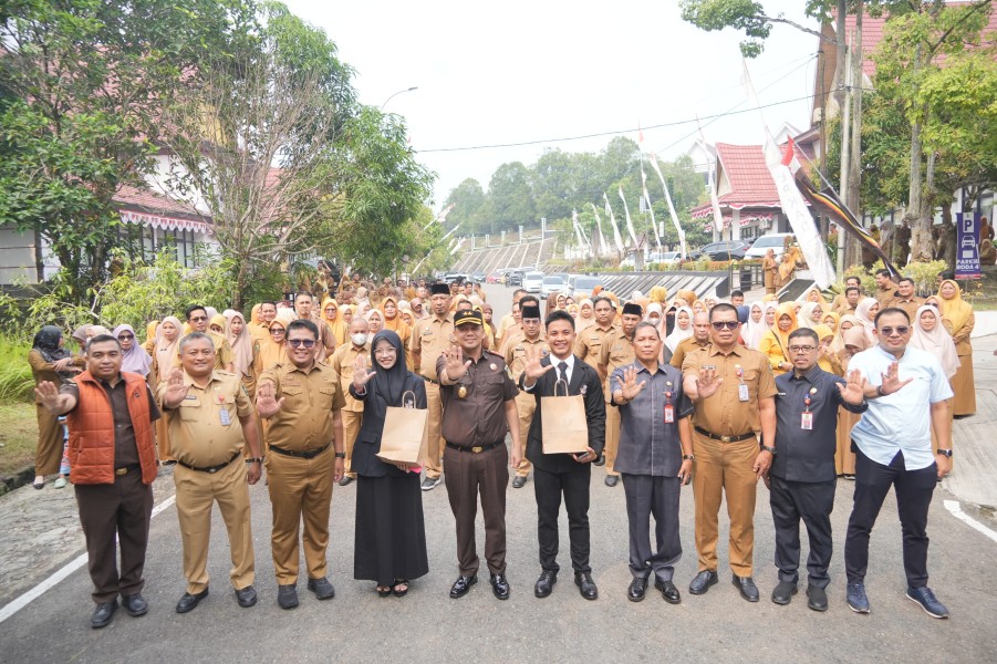 Kejari Kuansing Gaungkan Gerakan Antikorupsi, Aparatur Diminta Berani Tolak Penyimpangan