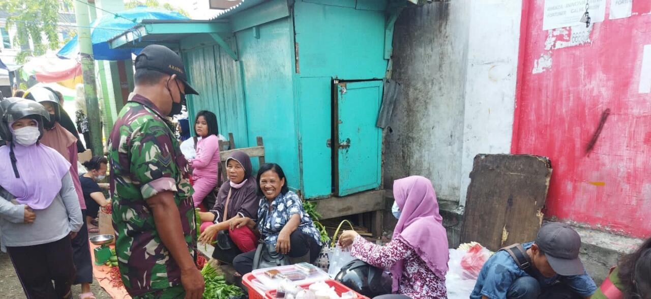 Sosialisasi Sertu Abu Kasim di Jalan Hasanuddin