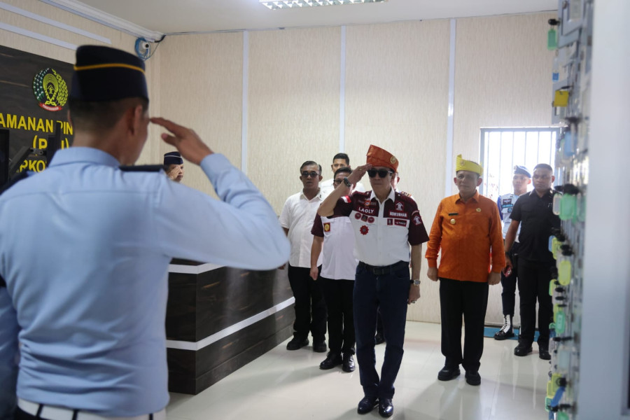 Menkumham RI Didampingi Gubernur Kepri Kunjungi Warga Binaan Lapas Narkotika Kelas II Tanjungpinang