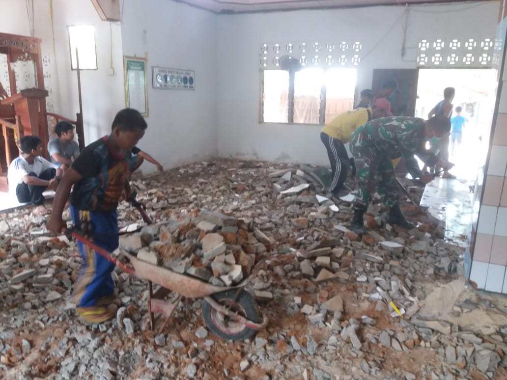 TMMD ke 107, Jema'ah Mesjid Nurul Yakin Ikut Senang Dengan Pelaksanaan TMMD