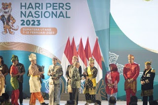 Puncak HPN 2023, Bupati Inhil H.M Wardan Peringkat 3 Nasional Terima Anugerah Kebudayaan PWI Pusat