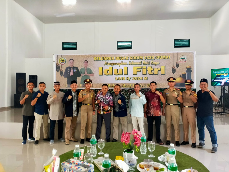 Dandim 0320/Dumai Gelar Halal bi Halal, Antony Tri Wibowo Ajak Semua Pihak Berkumpul