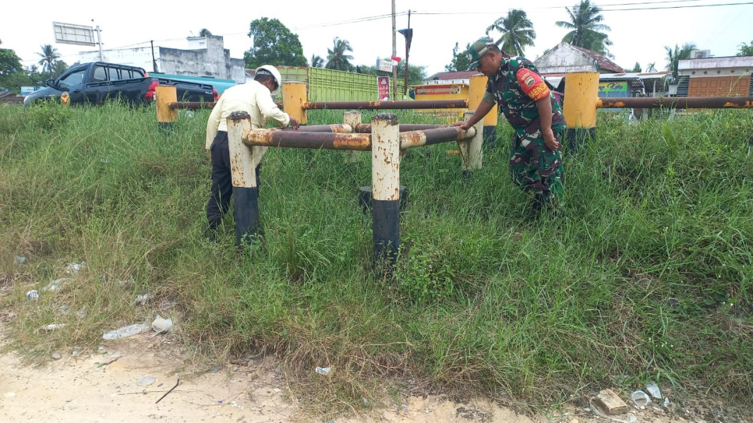 Bersinergi dengan SKK Migas, Koramil 02/BK dan Security Pertamina Gelar Patroli Keamanan