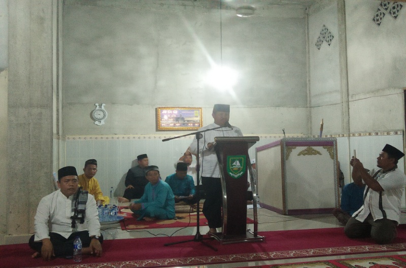 Safari Ramadhan Bupati Bengkalis di Desa Balai Pungut Kecamatan Pinggir