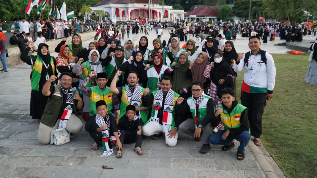 Laznas Yakesma Kepri Aliansi Organisasi Komunitas se-Kota Tanjungpinang Ikut Aksi Solidaritas untuk Palestina