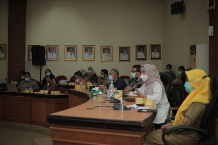 Pemprov Riau Bersama Kemenkes RI Gelar Rakor Evaluasi Penanganan Covid-19