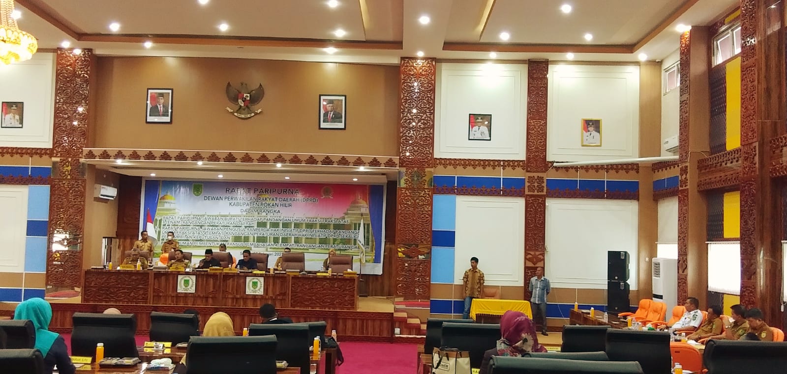 DPRD dan Pemkab Rokan Hilir Gelar Rapat Paripurna Atas Usulan 6 Ranperda