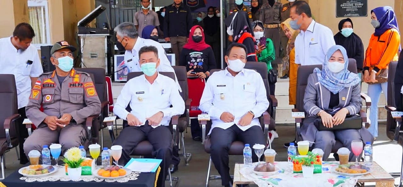 HUT 72 Satpol PP di Rokan Hilir Dirangkai Dengan Kegiatan Donor Darah