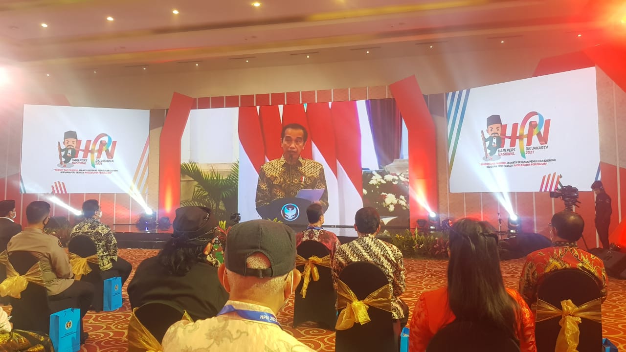 Presiden Jokowi di Puncak HPN 2021 : Terima Kasih Insan Pers