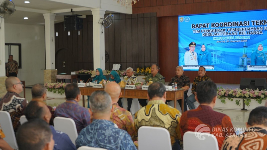 Bupati Asahan Buka Rapat Koordinasi Tim Penggerak PKK Kabupaten Asahan Bulan Januari 2025