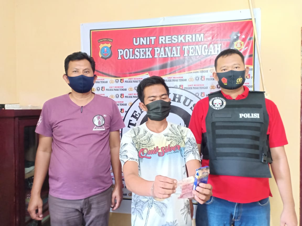 Miliki Sabu dan Ganja, Warga Bilah Hilir di Ringkus Polsek Panai Tengah