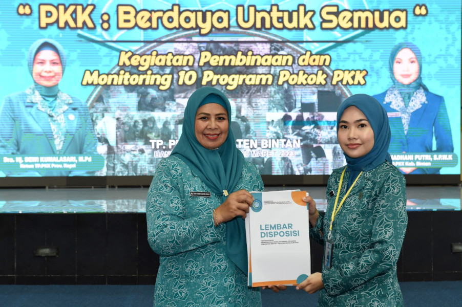 Dewi Ansar Harap TP-PKK Bintan Optimalkan 10 Program Pokok PKK Hingga Tingkat Desa
