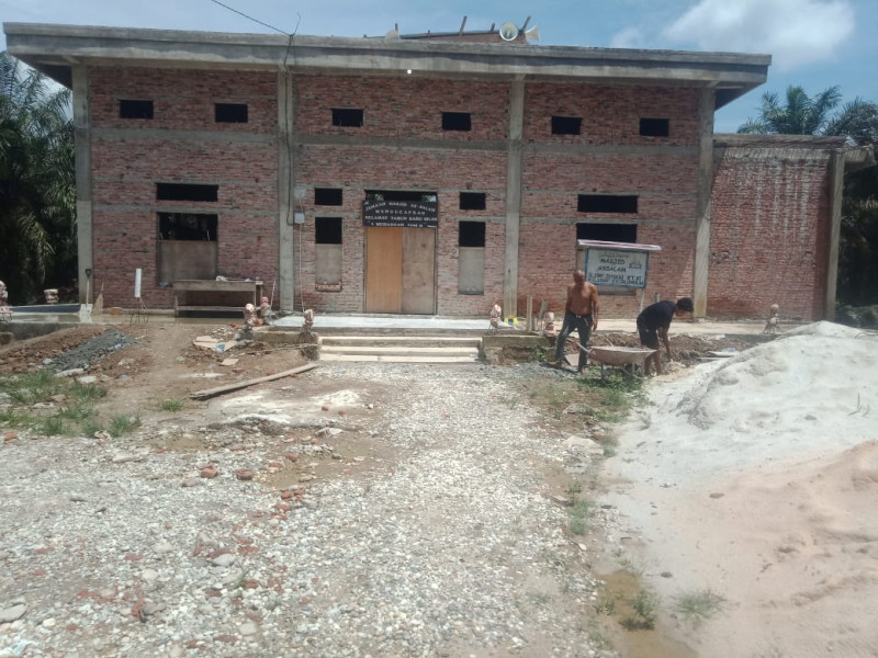 Kodim 0320/Dumai Lanjutkan Pembangunan Masjid As Salam