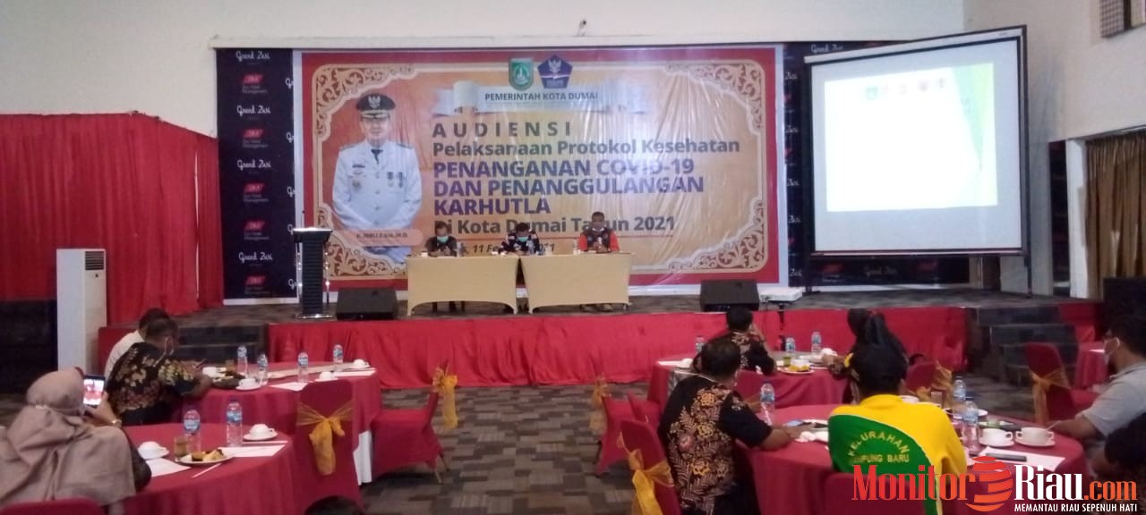 Pj Wako Audiensi Bersama Camat dan Lurah se Kota Dumai