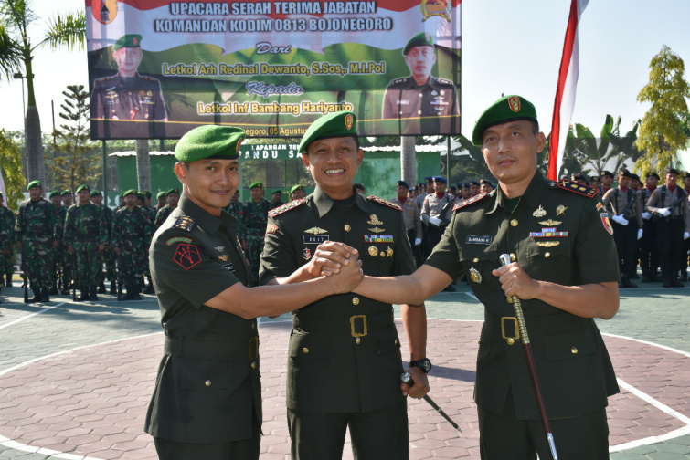 Letkol Inf Bambang Hariyanto Jabat Dandim 0813/Bojonegoro