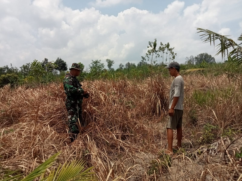 Serka F Purba Pantau Wilayah Cegah Karhutla