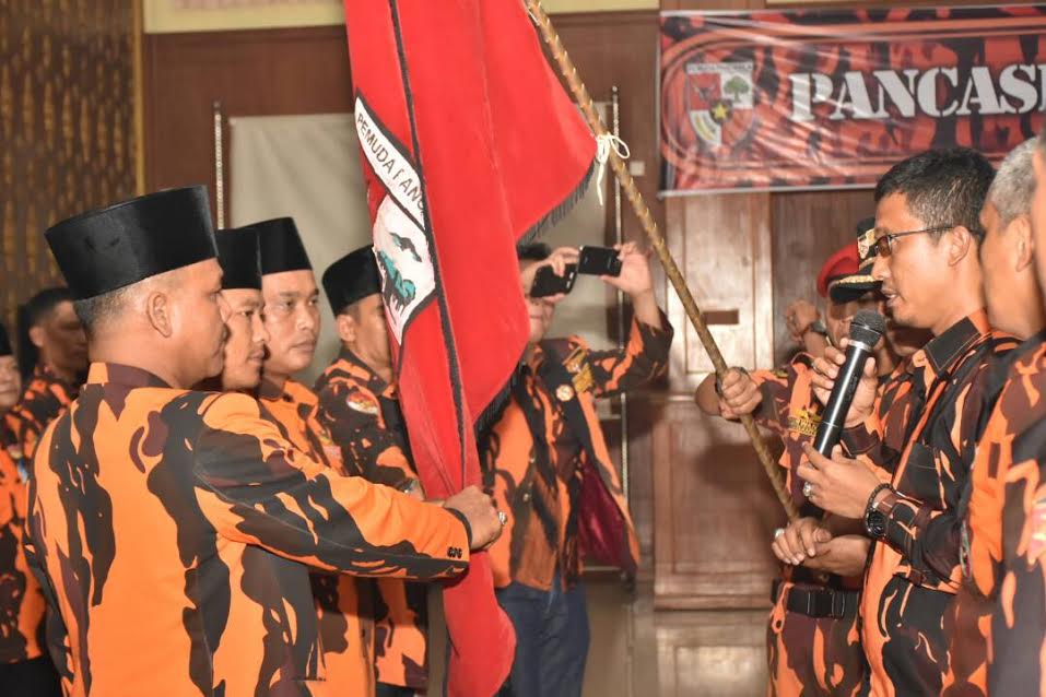 Pelantikan Empat PAC Pemuda Pancasila Dumai Sukses