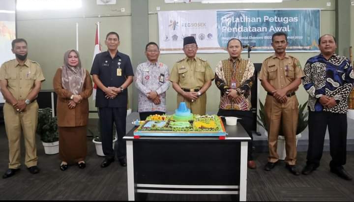 Bupati Inhil Buka Pelatihan Petugas Pendataan Awal Regsosek Gelombang 1