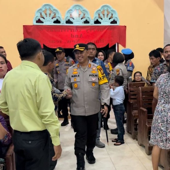 Kapolres Rohul Mendapat Apresiasi dari Pendeta: AKBP Budi itu Sosok yang Humanis