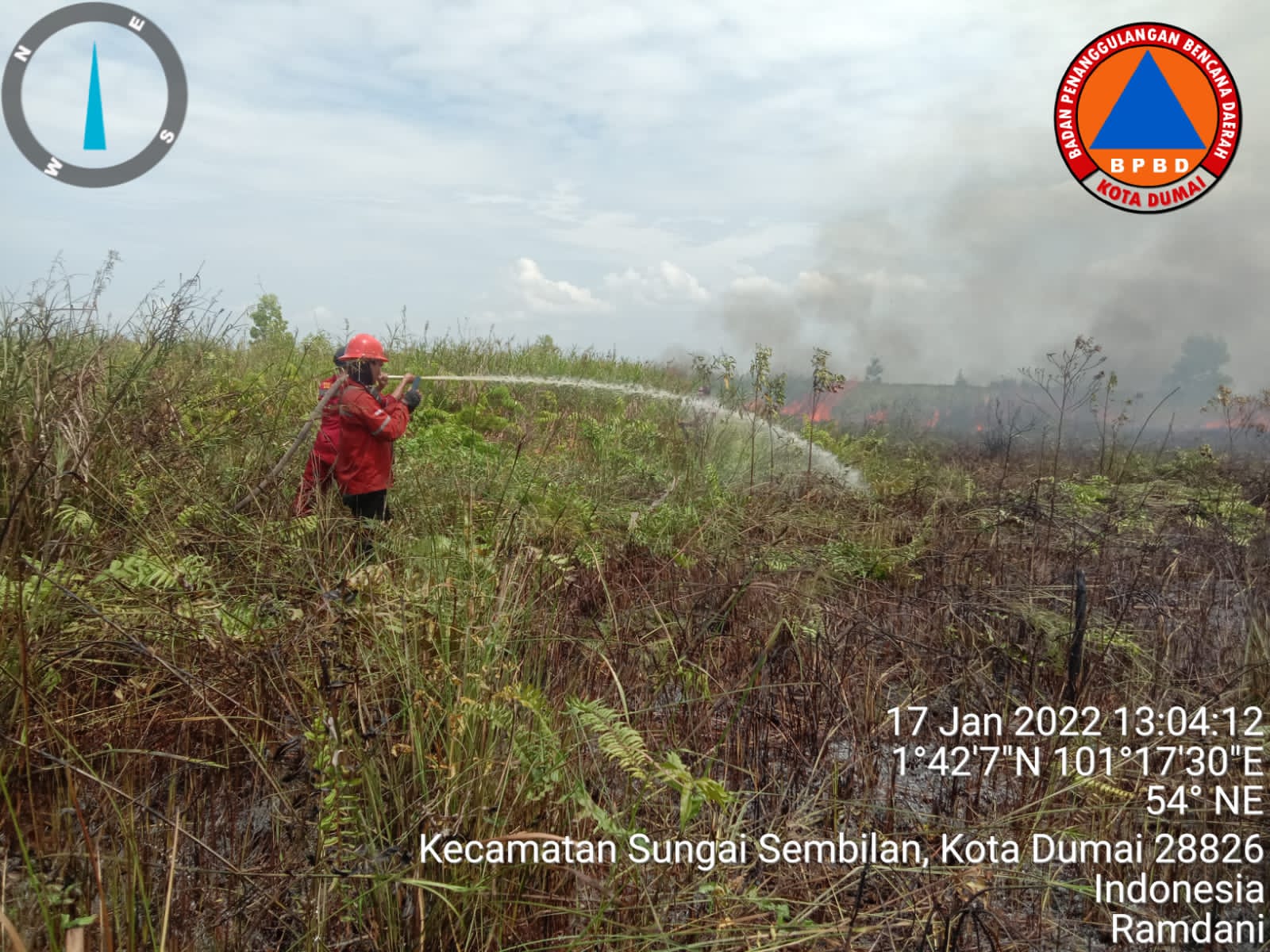 Cegah Karhutla, Inilah Upaya BPBD Kota Dumai Dalam Penanggulangan Kebakaran Disaat Cuaca Ekstrem