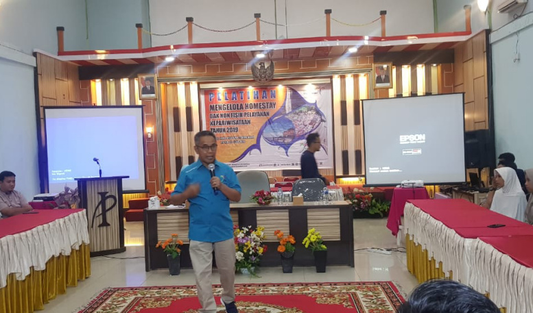 Disparporabud Inhil Taja Pelatihan Manajemen Homestay